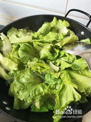 蒜泥生菜的做法