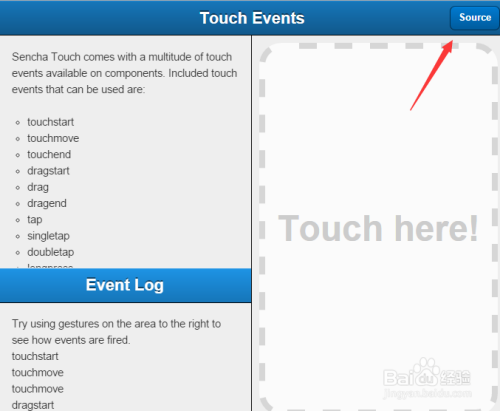 Sencha Touch：[68]Touch Events