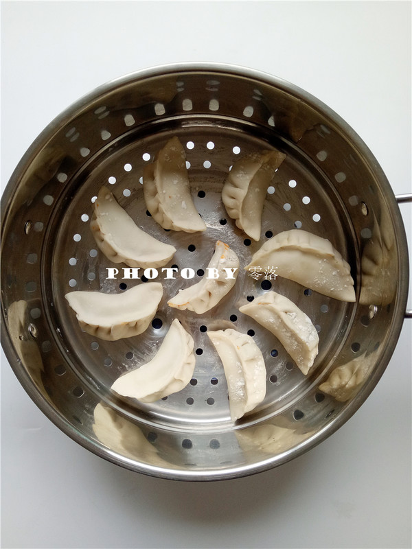 薄皮大馅素蒸饺