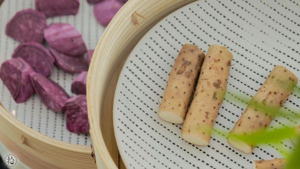 山药薯泥茶巾绞