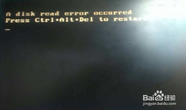 Disk error电脑上开机出现怎么办