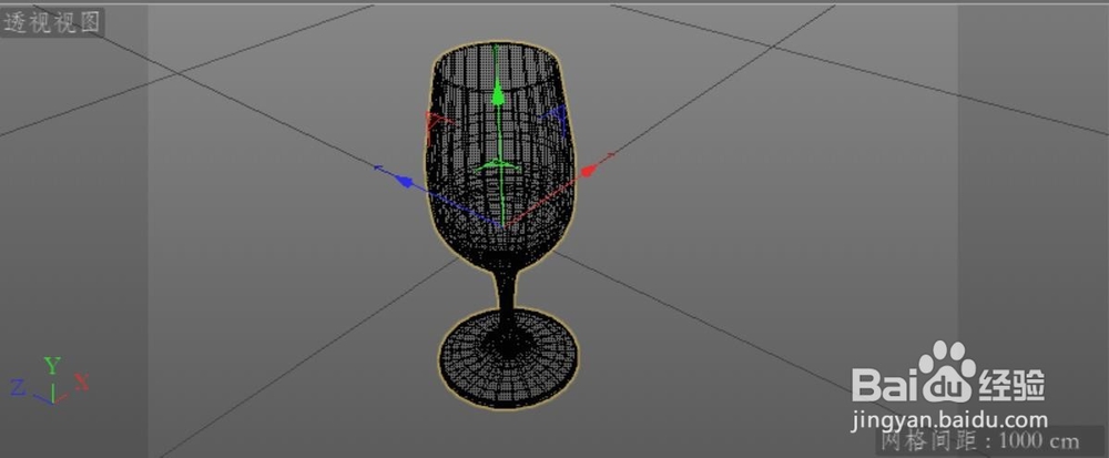 C4D如何画酒杯，C4D酒杯建模
