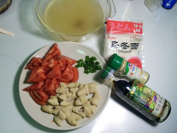 番茄肥肠乌冬面