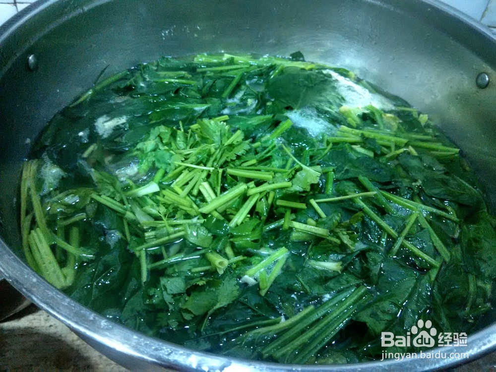 居家之菠菜豆腐汤