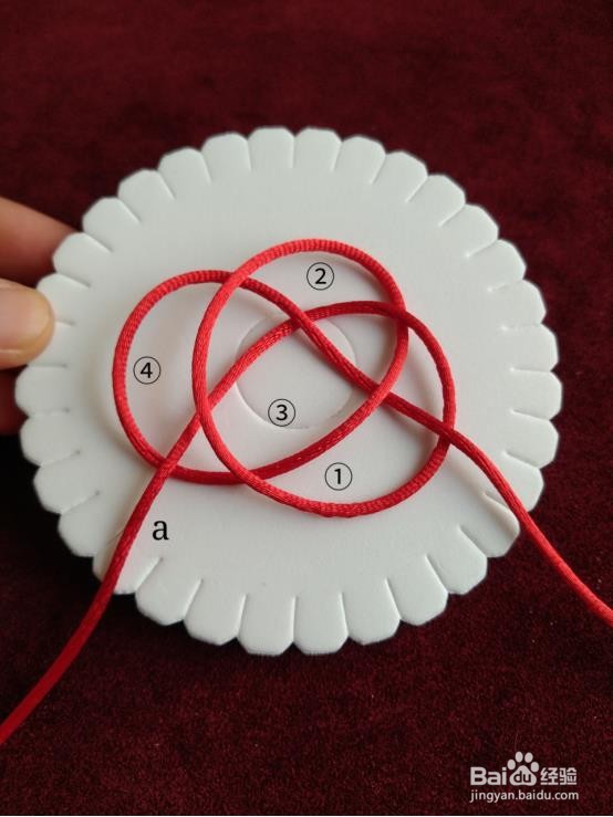 手工制作--四瓣花结