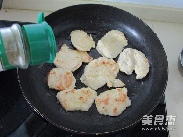 蒜香鸡肉片的做法
