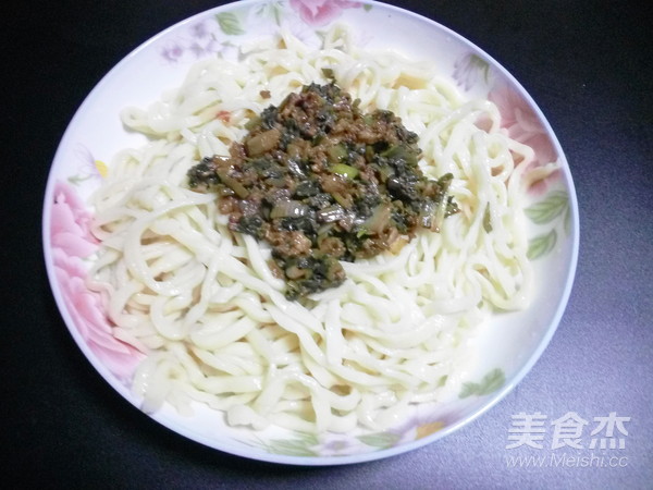 凉拌手擀面的做法