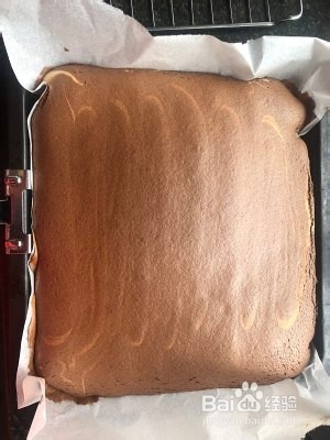 可可戚风蛋糕卷的做法