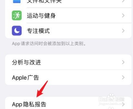 iPhone隐私报告怎么查看