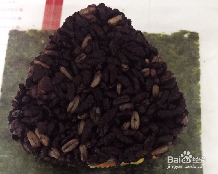 便捷紫米三角饭团