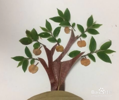 手工制作秋天的果实作品