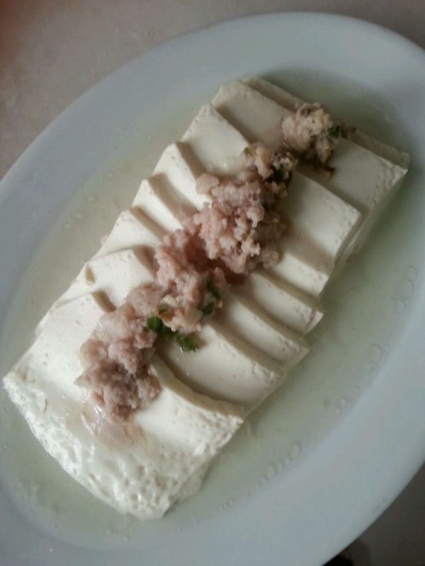 肉末剁椒蒸水嫩豆腐