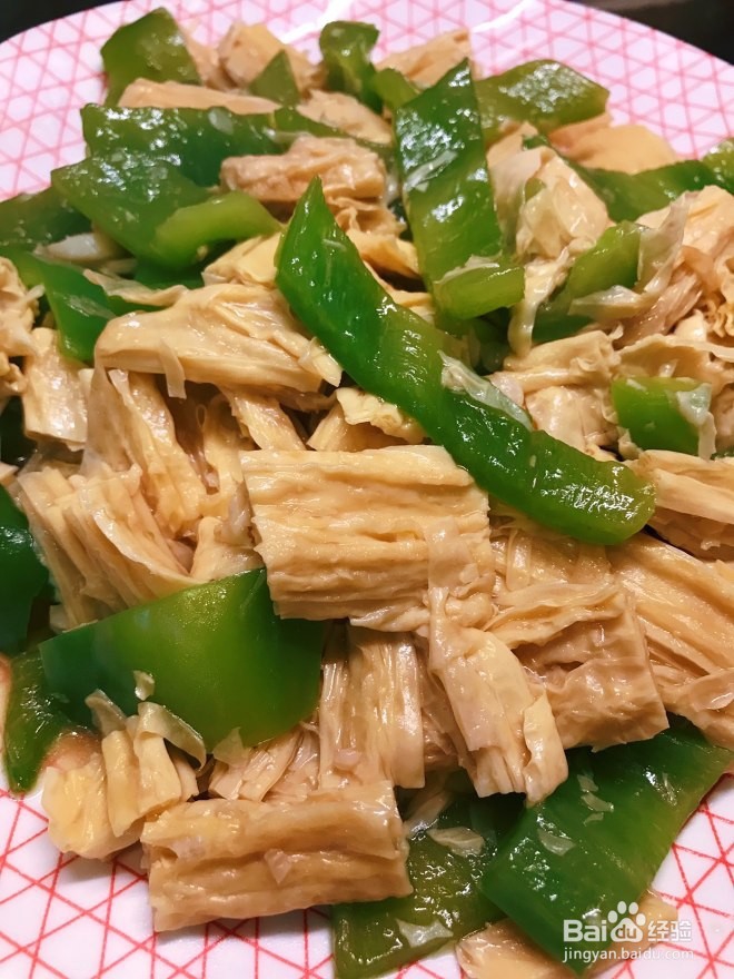 青椒烧腐竹怎么做