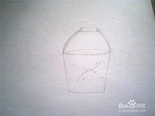 简笔画收纳桶
