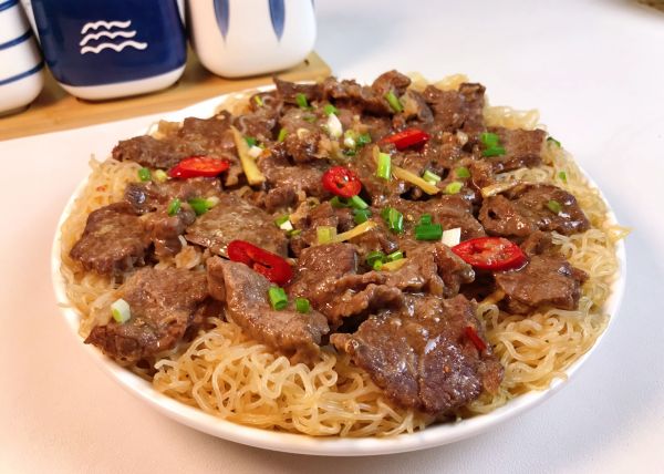 到了一个米粉超好吃