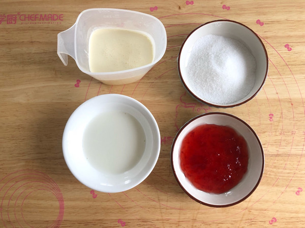 四种口味无蛋冰激凌