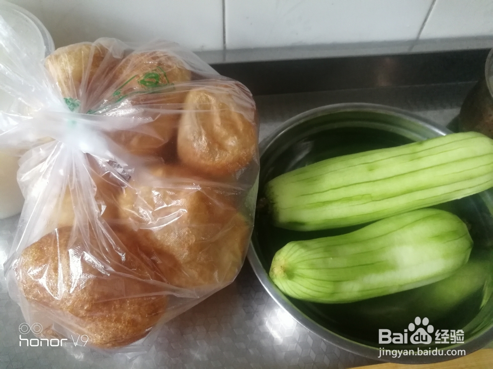 无法抵挡的油面筋丝瓜