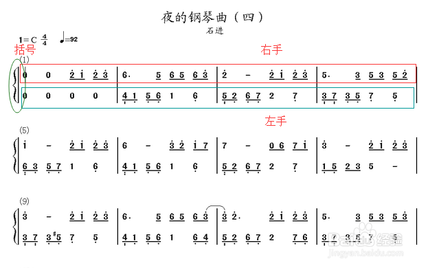 怎样快速学习钢琴简谱