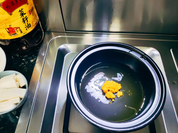 金汤虾仁豆腐羹