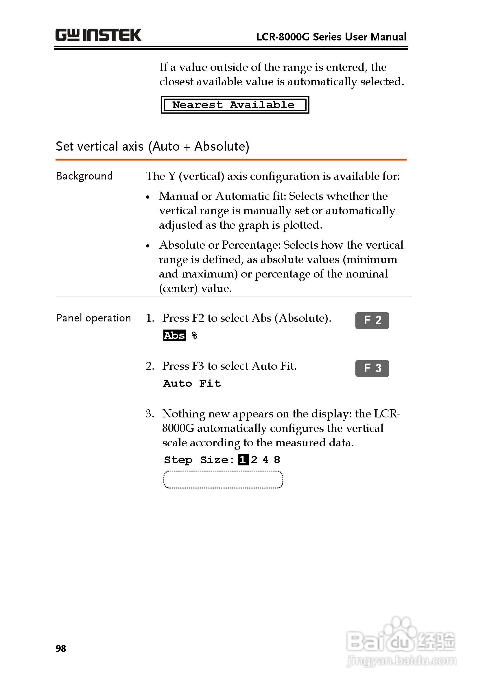 固纬LCR-8105G高精度LCR测试仪使用说明书:[10]