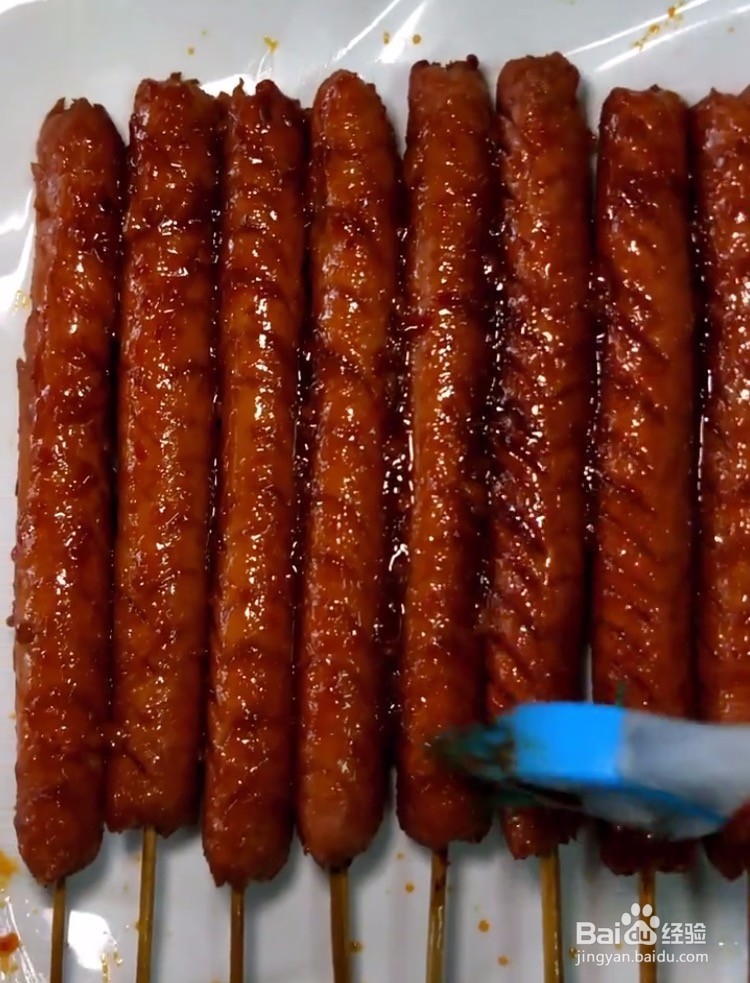 如何自制街边小吃炸火腿
