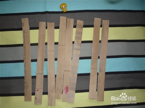 旧物改造----牛皮纸购物袋改造的小花篮