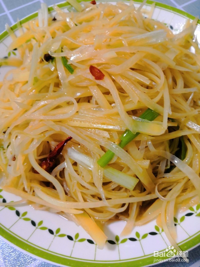 家常拌土豆丝的做法