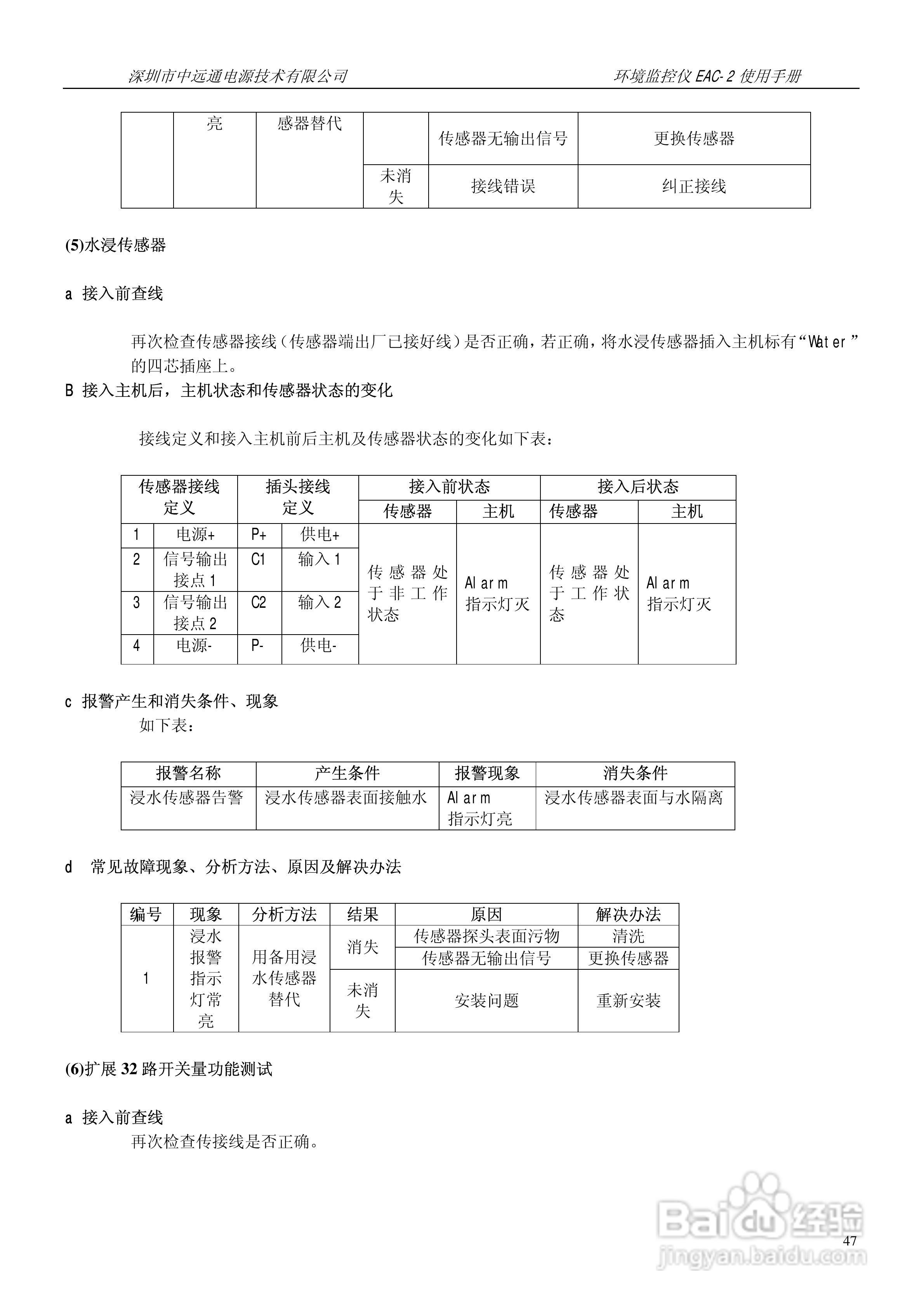 中远通电源机房环境监控仪EAC-2使用手册:[5]