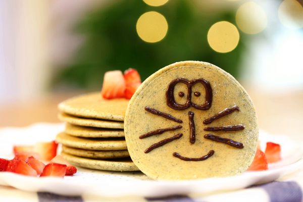 黑芝麻海苔松饼