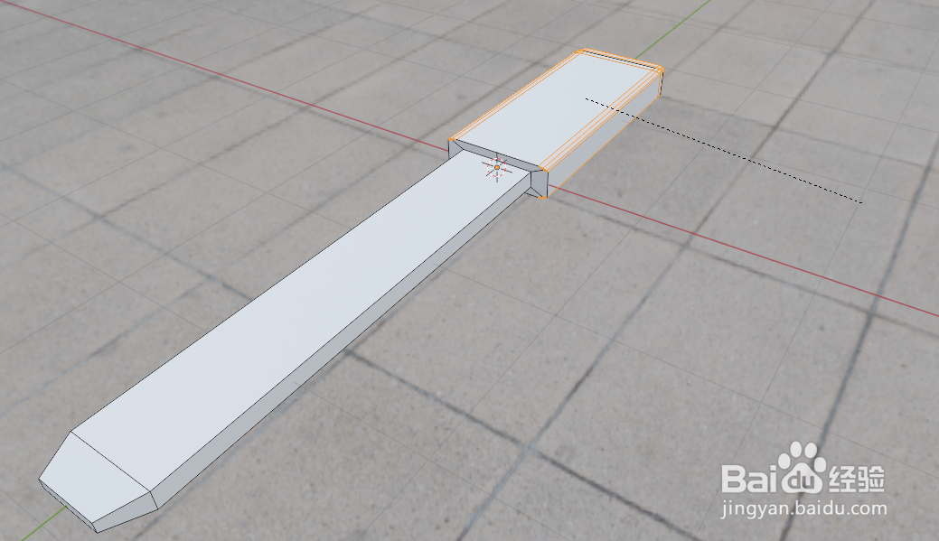 如何使用blender2.9设计一把锉刀模型