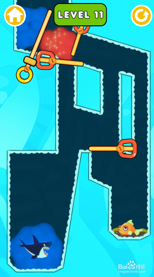 如何营救小金鱼（Level 11）