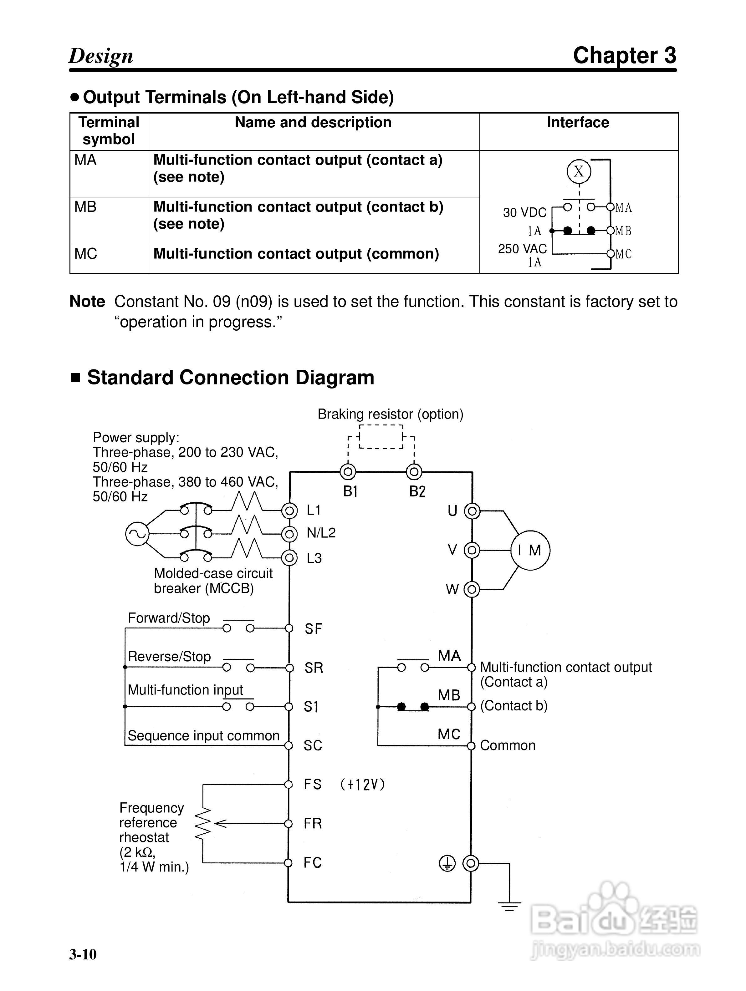 欧姆龙3G3EV-PETX3200变频器说明书:[3]
