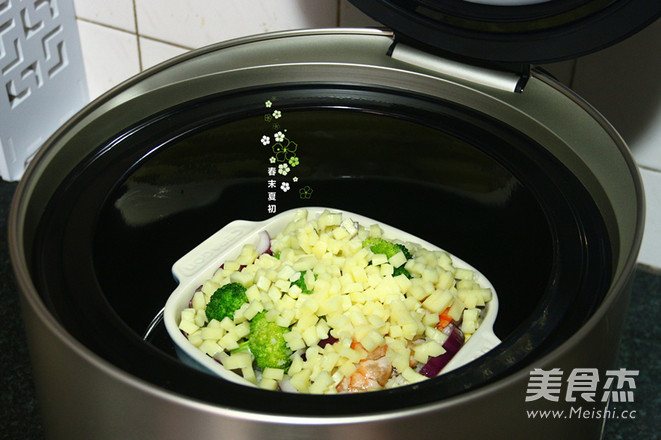 什蔬海虾芝士焗饭