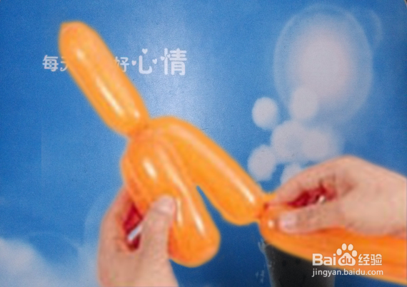 魔术气球教程：[4]三泡结的制作