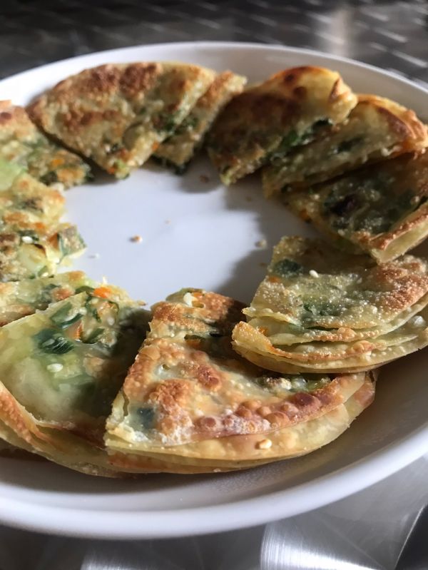 葱油饼(饺子皮)
