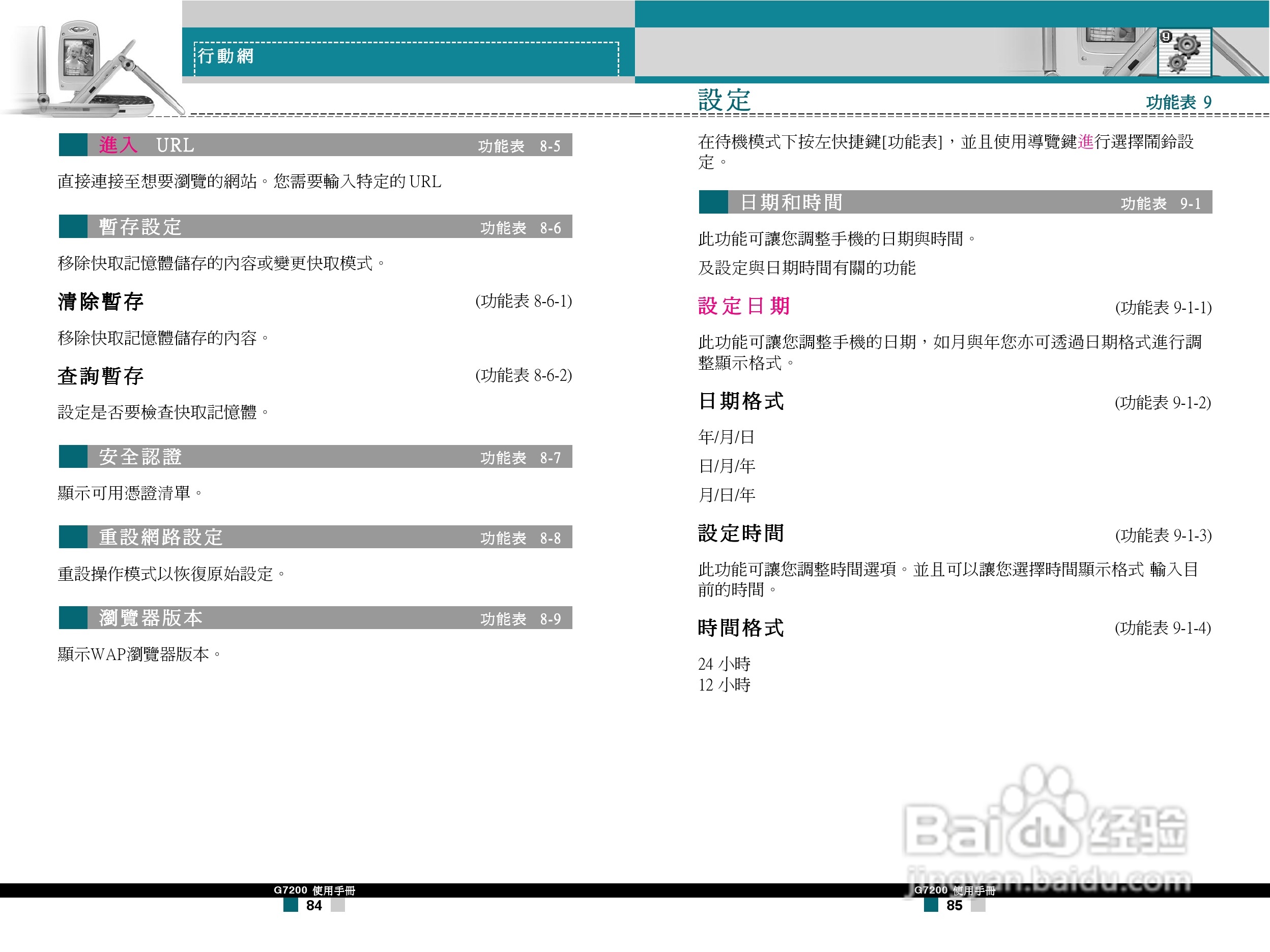 LG G7200手机使用手册:[5]