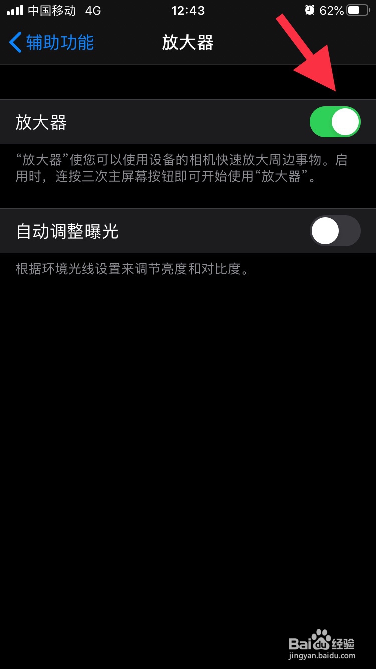 iphone如何开启使用放大器