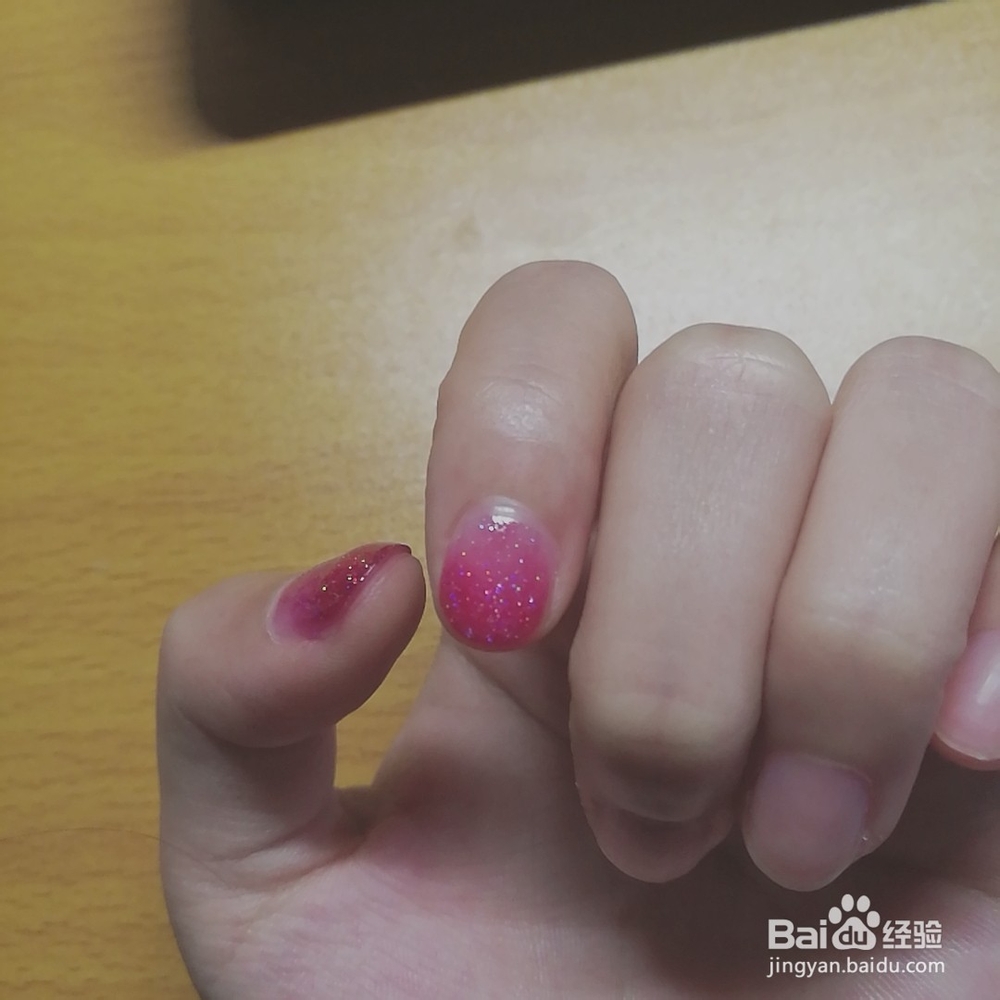 简易渐变美甲教程