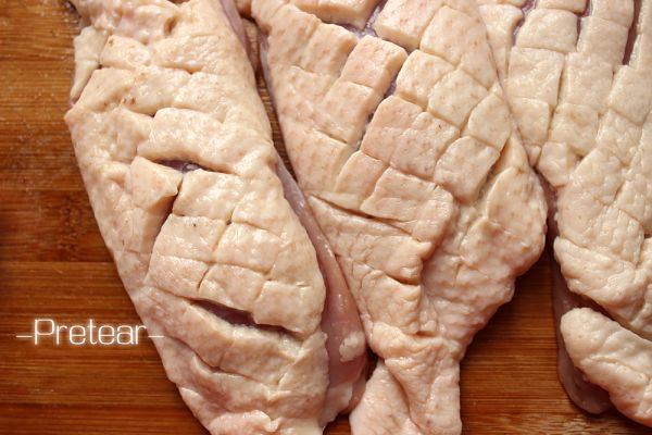 甜梨红酒烤鸭胸