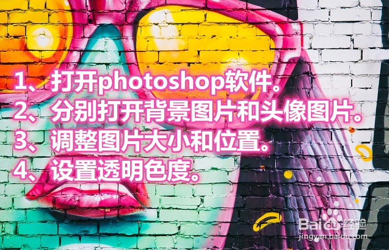 怎么弄透明头像