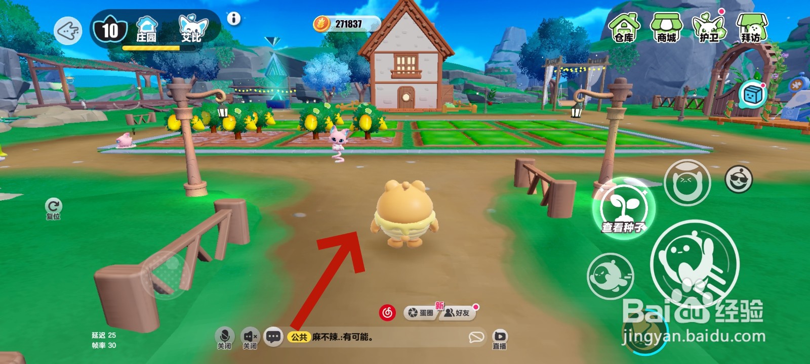 蛋仔派对游戏中收获芒果的教程