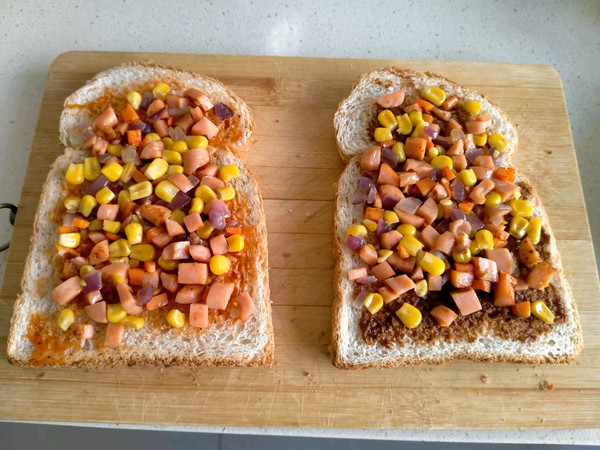 全麦吐司小披萨