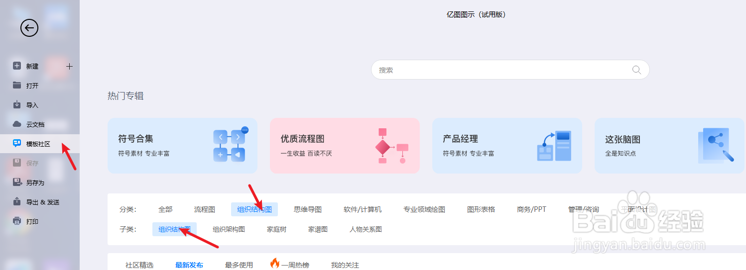 如何用亿图图示绘制一个“大营销体系结构图”