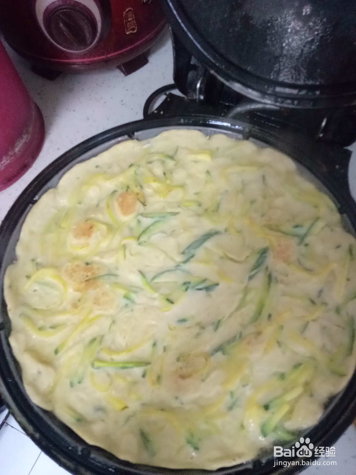 电饼铛嫩南瓜煎饼