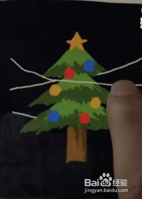 怎么用苹果手机备忘录画圣诞树