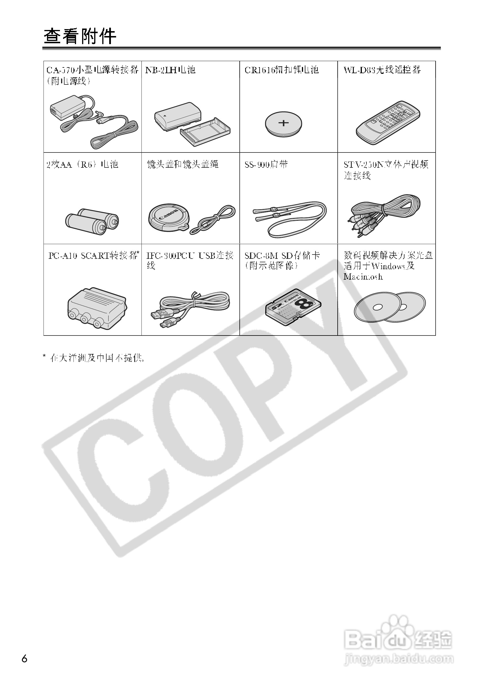 佳能MVX250i数码摄像机使用说明书:[1]