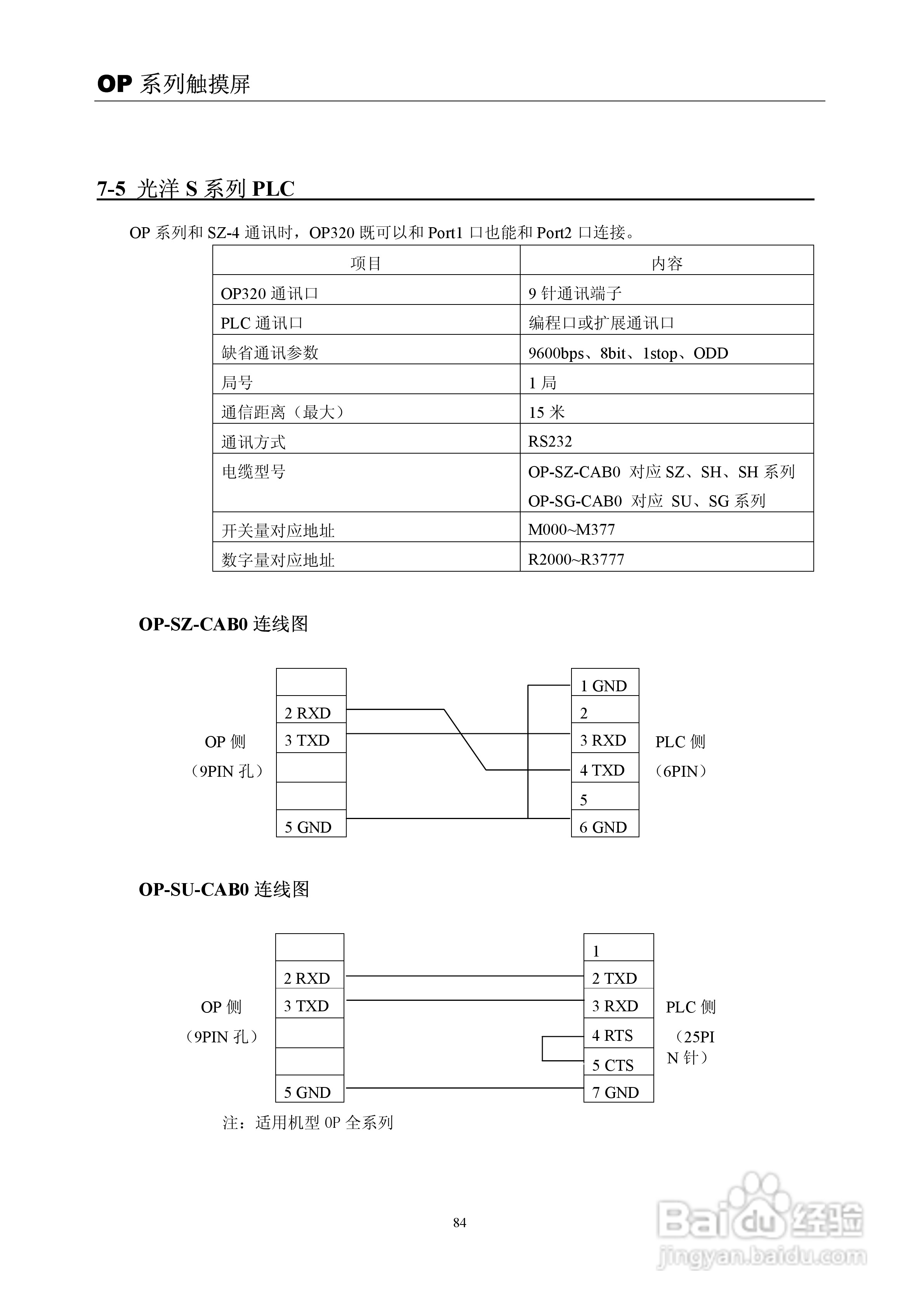 信捷电子OP系列文本显示器使用手册:[9]