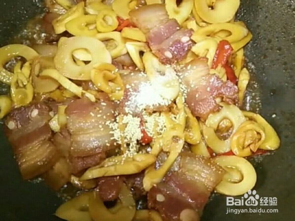 竹笋炒腊肉做法