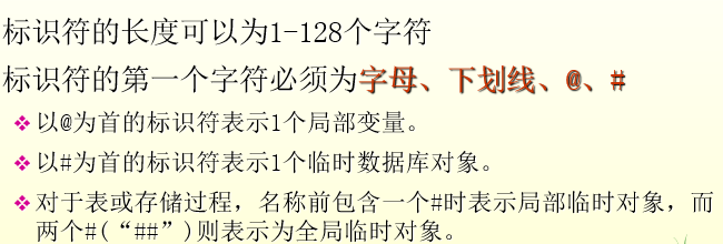 SQL Server数据库语基础知识