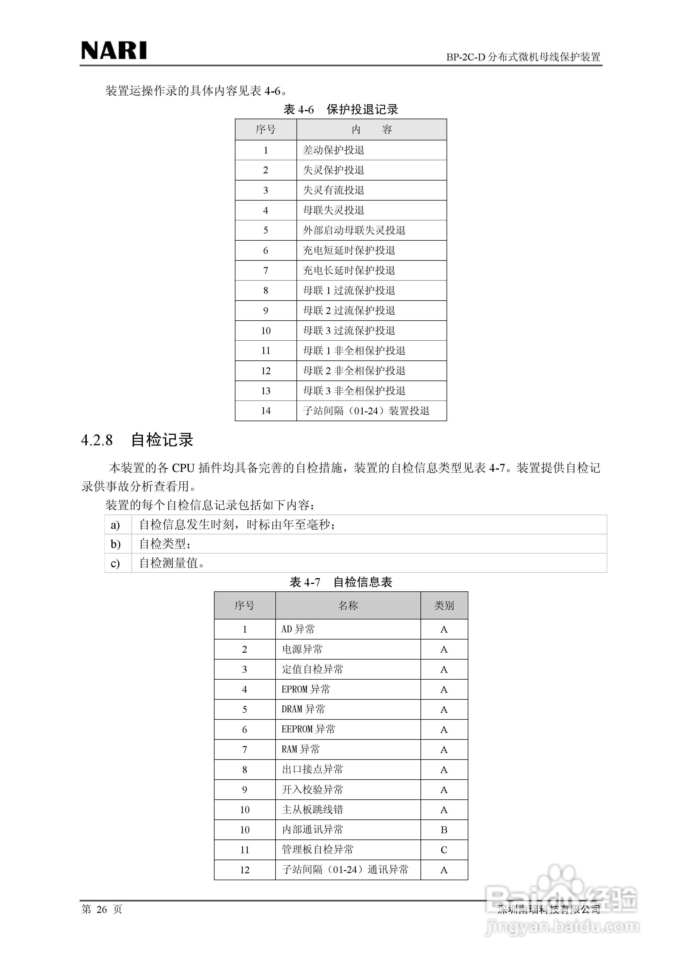 BP-2C-D分布式母线保护装置技术说明书:[4]